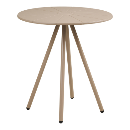 Barletta cafébord, taupe, Ø70 cm