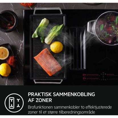 AEG TCH74B01CB induktionskogeplade med indbygget emhætte