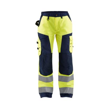 Blåkläder 7155 dame high vis buks, hi-vis gul/marineblå