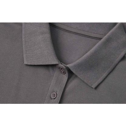 ID 0587 poloshirt, økologisk, dame, silver grey