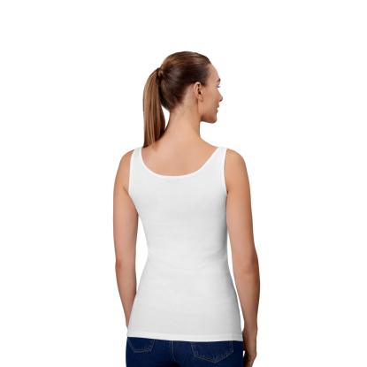 ID 0599 tanktop med stretch, dame, hvid