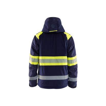 Blåkläder 4480 high vis vinterjakke, marineblå/hi-vis gul