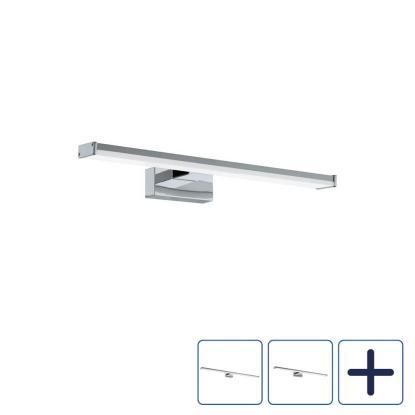 EGLO PANDELLA 1 LED spejllampe, IP44, krom/sølv
