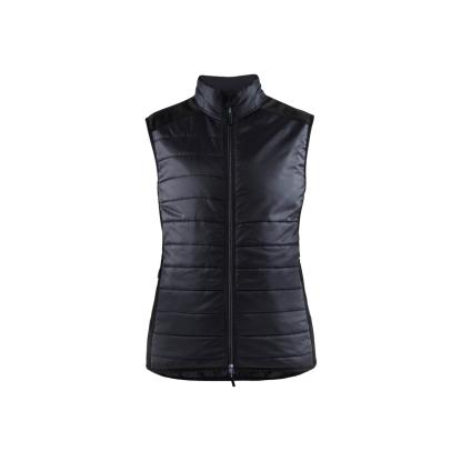 Blåkläder 3864 dame vest foret, sort/mørk grå