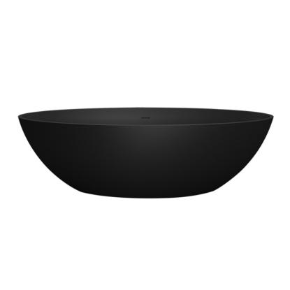 Best Design New Stone badekar, 180 x 85 cm, sort