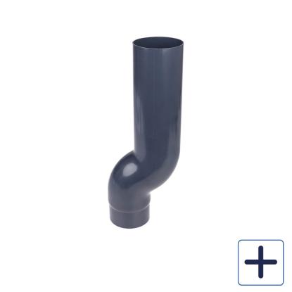 Plastmo nedførsel, PVC, grafit