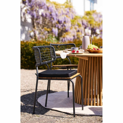 Lorca havebord, teak, Ø120 cm