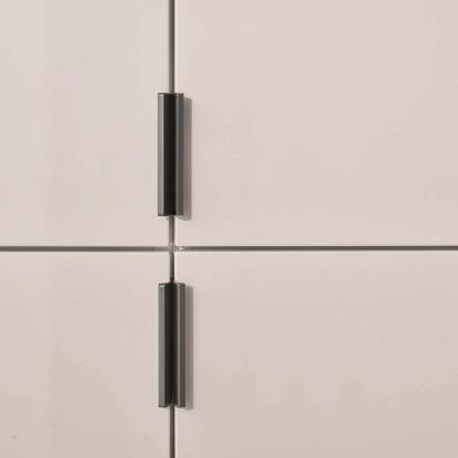 Beslag Design Edge Straight profilgreb, 100 mm, børstet antracit