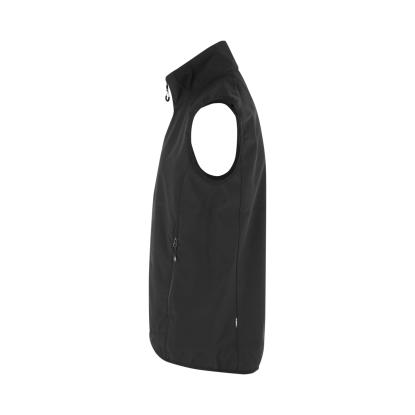 ID 0824 softshell vest, funktionel, sort