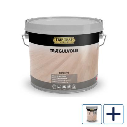 Trip Trap trægulvolie, ekstra hvid