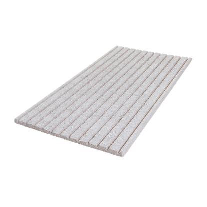 FibroTech Barcode Multifin træbetonplade, 25 x 600 x 1200 mm, hvid