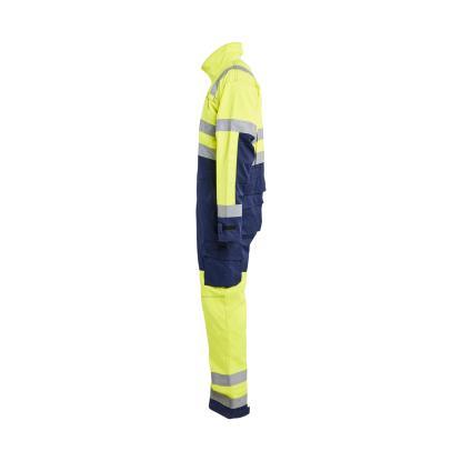 Blåkläder 6373 high vis kedeldragt, hi-vis gul/marineblå