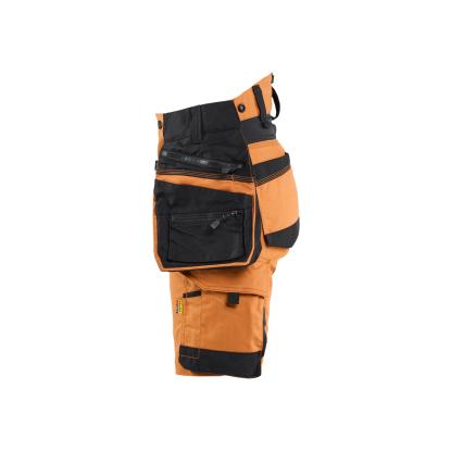 Blåkläder 7175 striker dame håndværker shorts stretch, rust/sort 