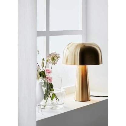 Markslöjd Blanca bordlampe, Ø25 x 35 cm, bronze
