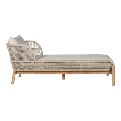 Terracina solseng med hynder, akacie, beige