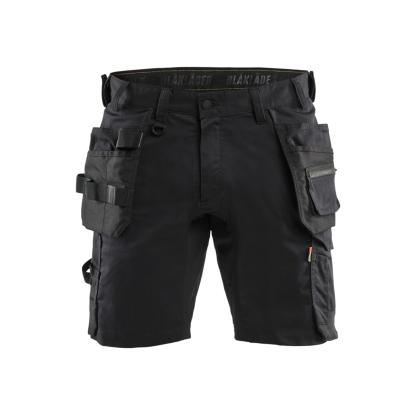 Blåkläder 1752 håndværker shorts med stretch, sort
