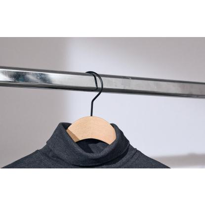ID T-TIME® 0546 T-shirt med rullekrave, grafit melange