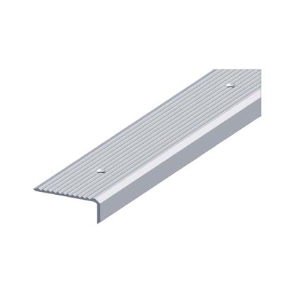 Alfer trappeprofil, 41 x 23 mm, alueloxeret, centrerede huller - 1 meter