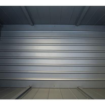 ShelterLogic hyndeboks, stål, antracitgrå,  93 x 79 x 138 cm - 870 liter
