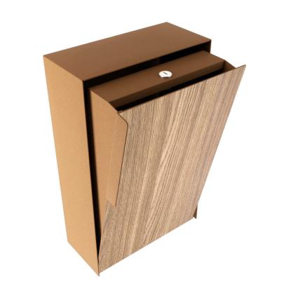 Bravios Faro postkasse med HPL front, rust