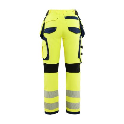 Blåkläder 7197 dame high vis buks 4-vejs stretch, hi-vis gul/marineblå