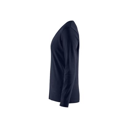 Blåkläder 3301 dame t-shirt lang ærme, mørk marineblå