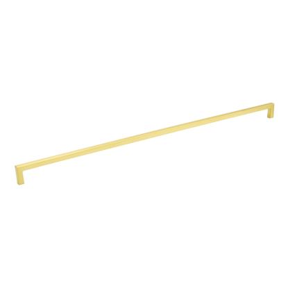 Beslag Design 0143 greb, 492 mm, børstet messing