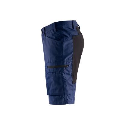 Blåkläder 1449 service shorts med stretch, marineblå/sort