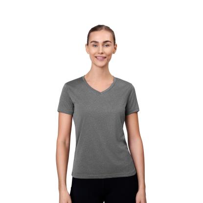 ID 2032 YES Active T-shirt, dame, grå melange