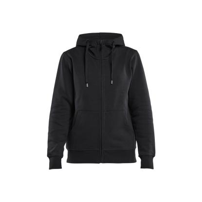 Blåkläder 3395 dame hættetrøje full zip, sort