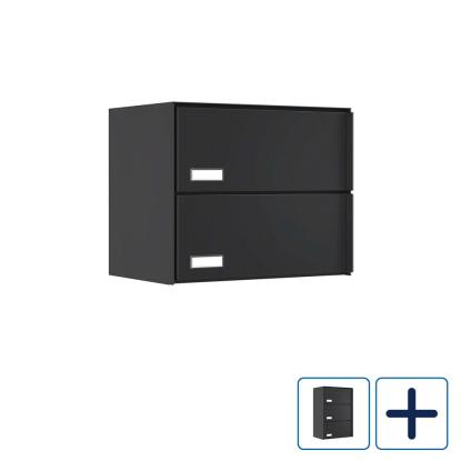 Bravios Oslo Standard postkasseanlæg, sort