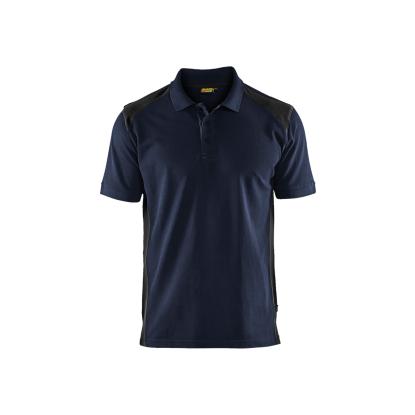 Blåkläder 3324 poloshirt, mørk marineblå/sort