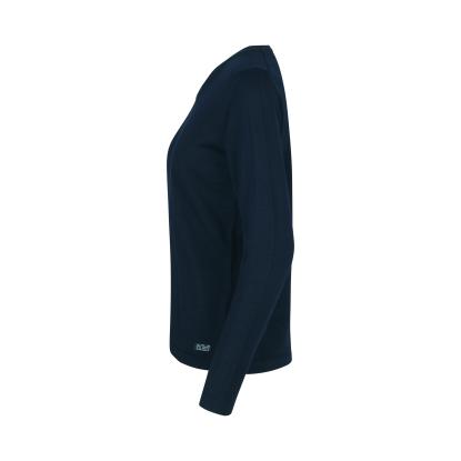 Seven Seas S640 The knit pullover med rund hals, dame, navy