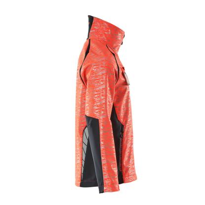 MASCOT ACCELERATE SAFE softshell jakke, hi-vis rød/mørk marine