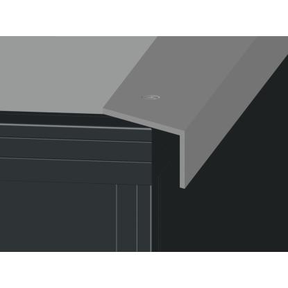 KGT snegleværn til aluminium højbed 210, 204 x 90 x 5 cm
