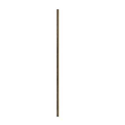 I-Wood afslutningsliste til akustikpanel, sort olieret, brun filt og lys kerne, egefiner, 16 x 42 mm
