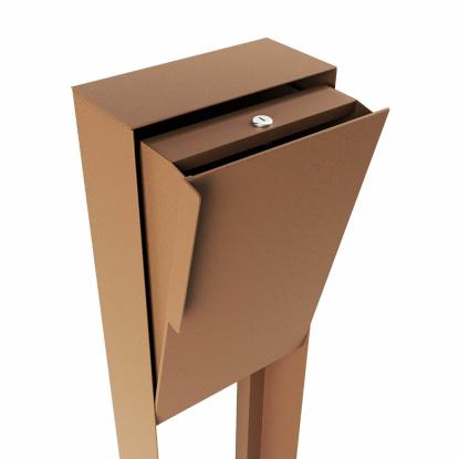 Bravios Faro postkasse med stander, rust