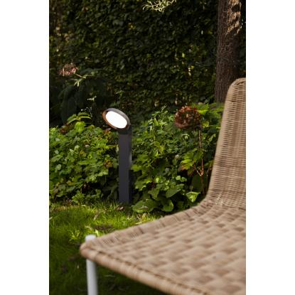 LUTEC POLO udendørs LED bedlampe, 1 lyskilde, H65, IP54, mørk grå