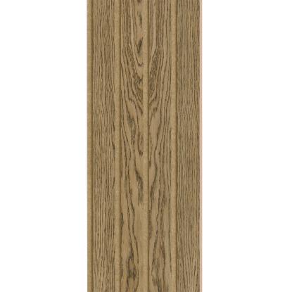 I-Wood Medio+ 4-lamel akustikpanel, mørkebrun olieret, brun filt og lys kerne, egefiner, 16 x 300 mm