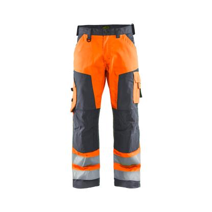 Blåkläder 1566 high vis buks, hi-vis orange/mellemgrå