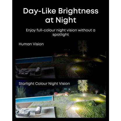 eufy S4 PoE ekstra sikkerhedskamera med 360° dreje-, vippe- og zoomfunktion, 16MP
