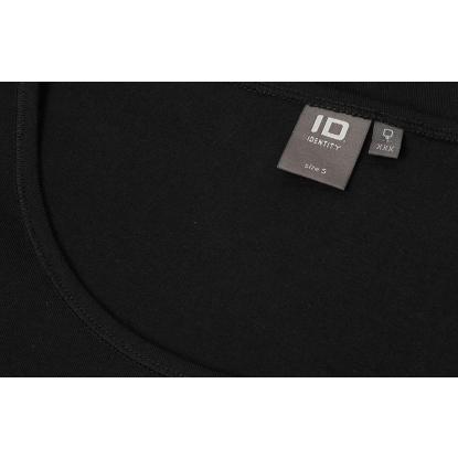 ID 0597 Stretch T-shirt med korte ærmer, dame, sort