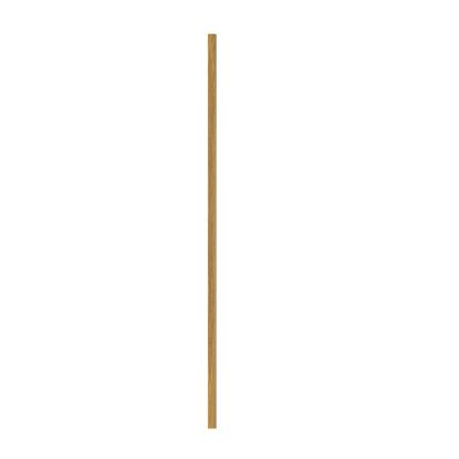 I-Wood afslutningsliste til akustikpanel, brun olieret, brun filt og lys kerne, egefiner, 16 x 42 mm