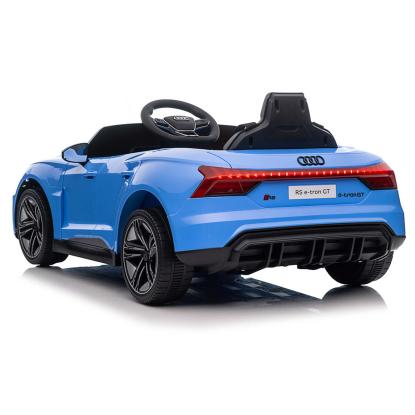AUDI RS e-tron GT elbil til børn, 4 x 12V, blå