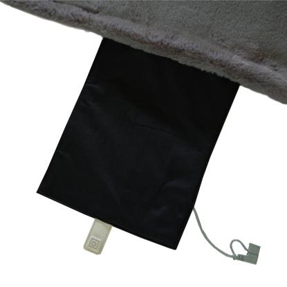 Glovii tæppe med varme, GB2G, kompatibel med enhver 2A powerbank, 140 x 80 cm, grå