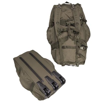 Mil-Tec Combat duffelbag med hjul, olivengrøn - 118 liter