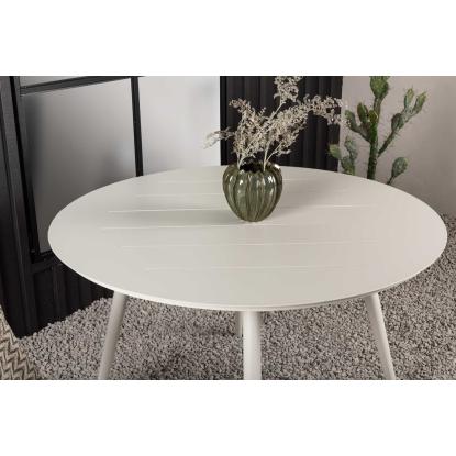 Venture Design Lina rundt havebord, beige, Ø120 cm