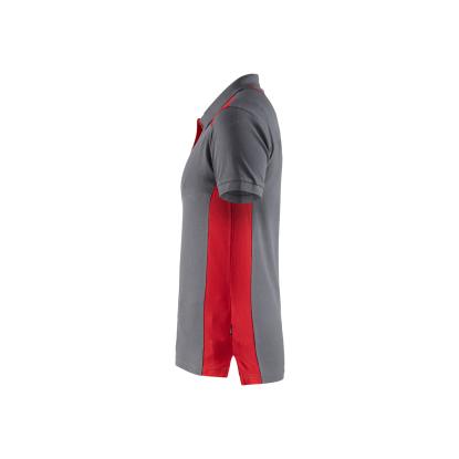 Blåkläder 3390 dame poloshirt, grå/rød