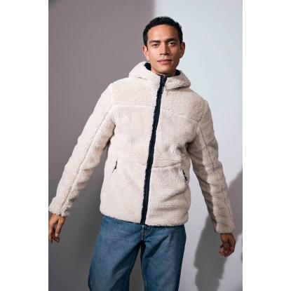 ID 0828 Pile fleecejakke, off-white