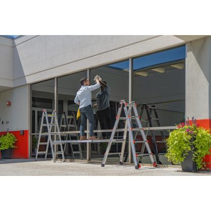 JUMBO teleskopplanke til Giant multistige, 244-396 cm - 41LG244